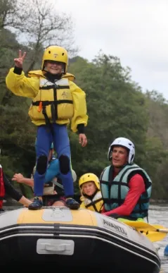 Rafting jeux pour enfants