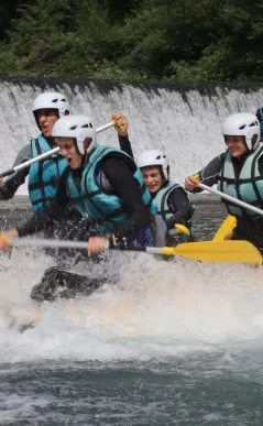 Raft-paddle Pyrénées invention unique