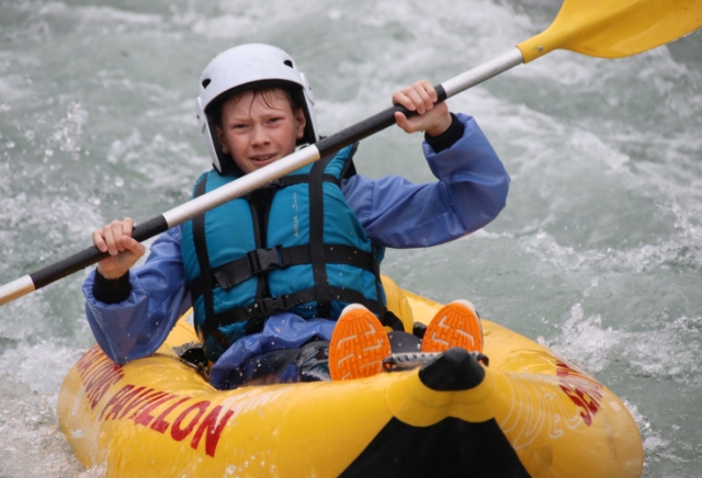 Kayak-Airboat pour les enfants dans les Pyrénées