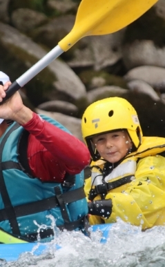 Kayak Pyrénées avec Papa